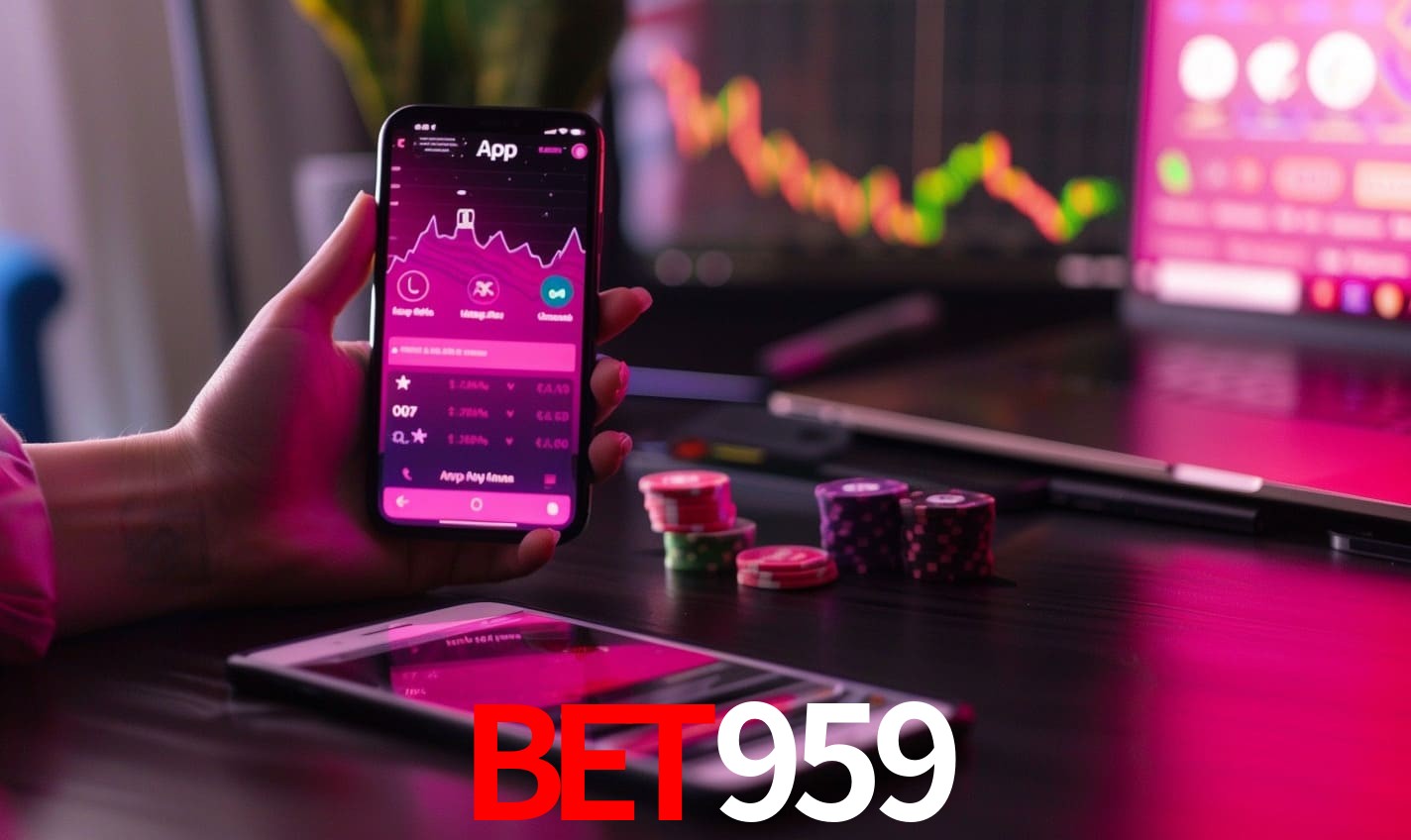 Comparação APP mobile vs versão web da BET959